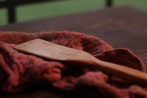 cherry wood cooking spatula